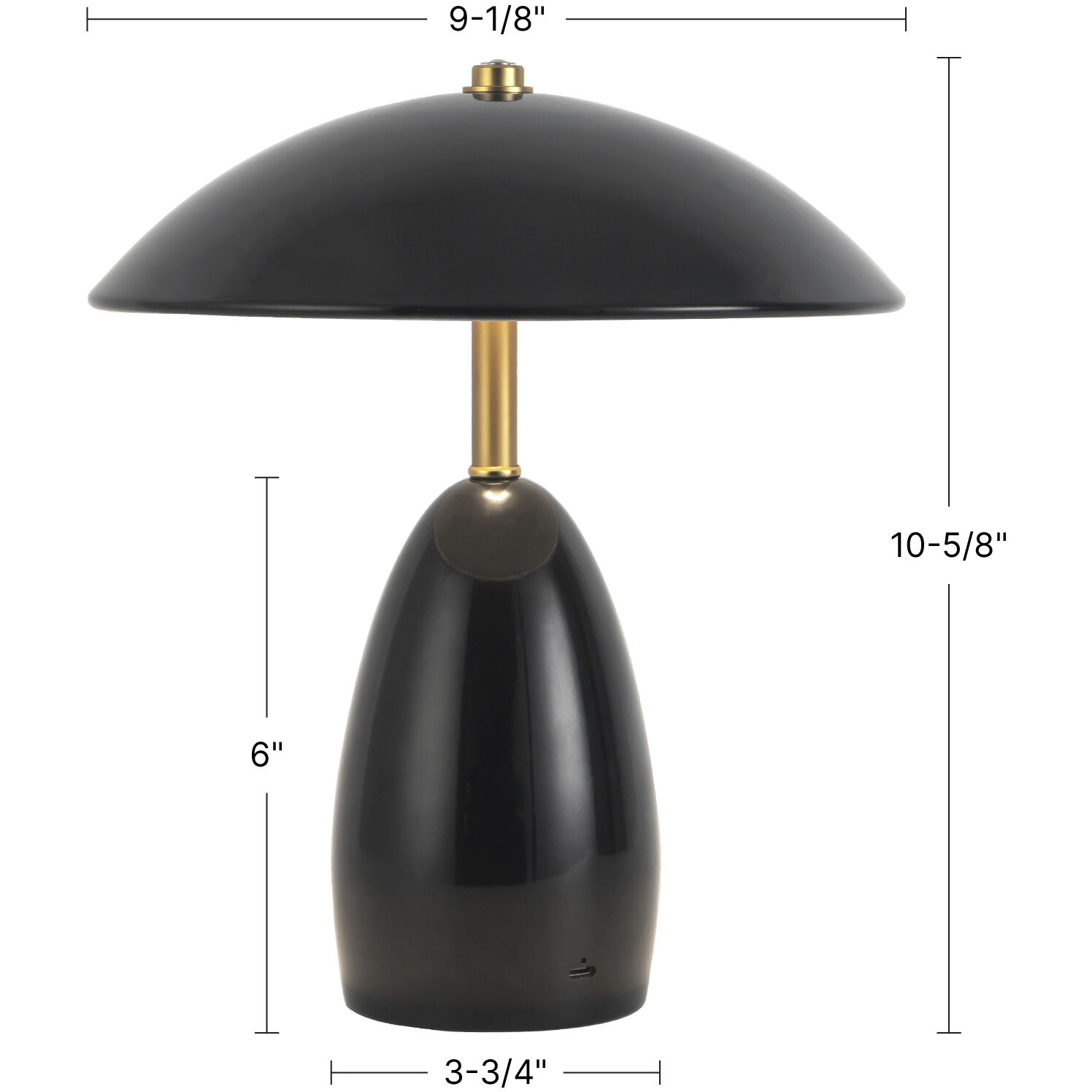 Alora Mood Poppy 10.63 inch 3.00 watt Pine Green Table Lamp Portable Light