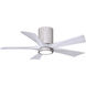 Atlas Irene-5HLK 42 inch Barnwood Tone with Matte White Blades Ceiling Fan in Barn Wood, Flush Mounted