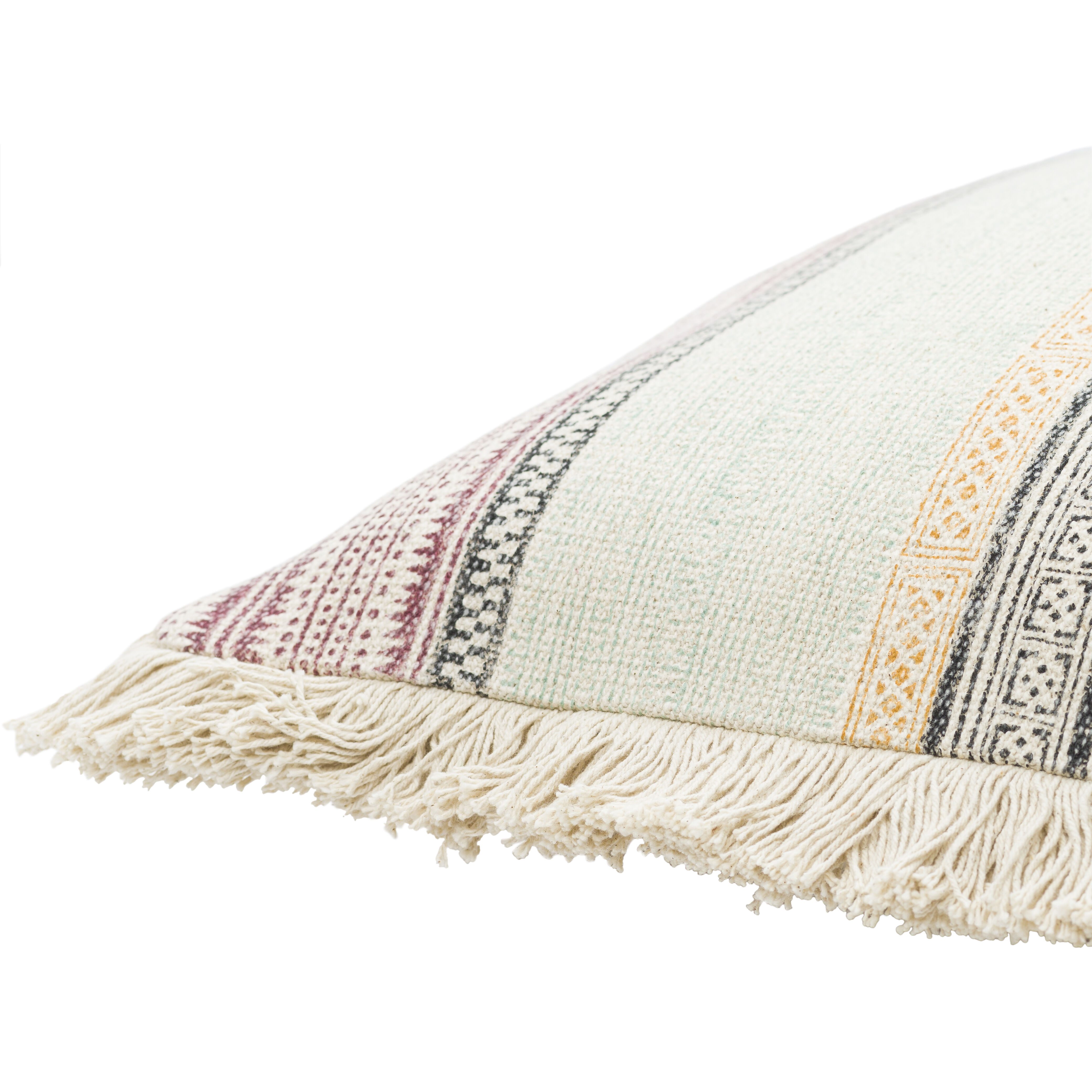 Zendaya 22 inch Burgundy Pillow Kit in 22 x 22, Square