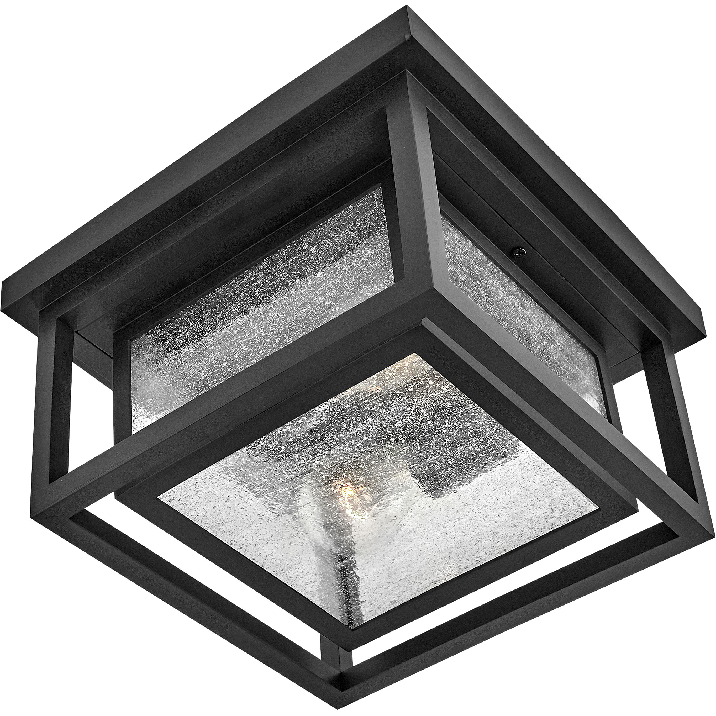 Coastal Elements Republic 11 inch Black Outdoor Flush Mount, Estate Series