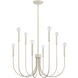 Ulla 8 Light 28 inch Antique White Chandelier Ceiling Light