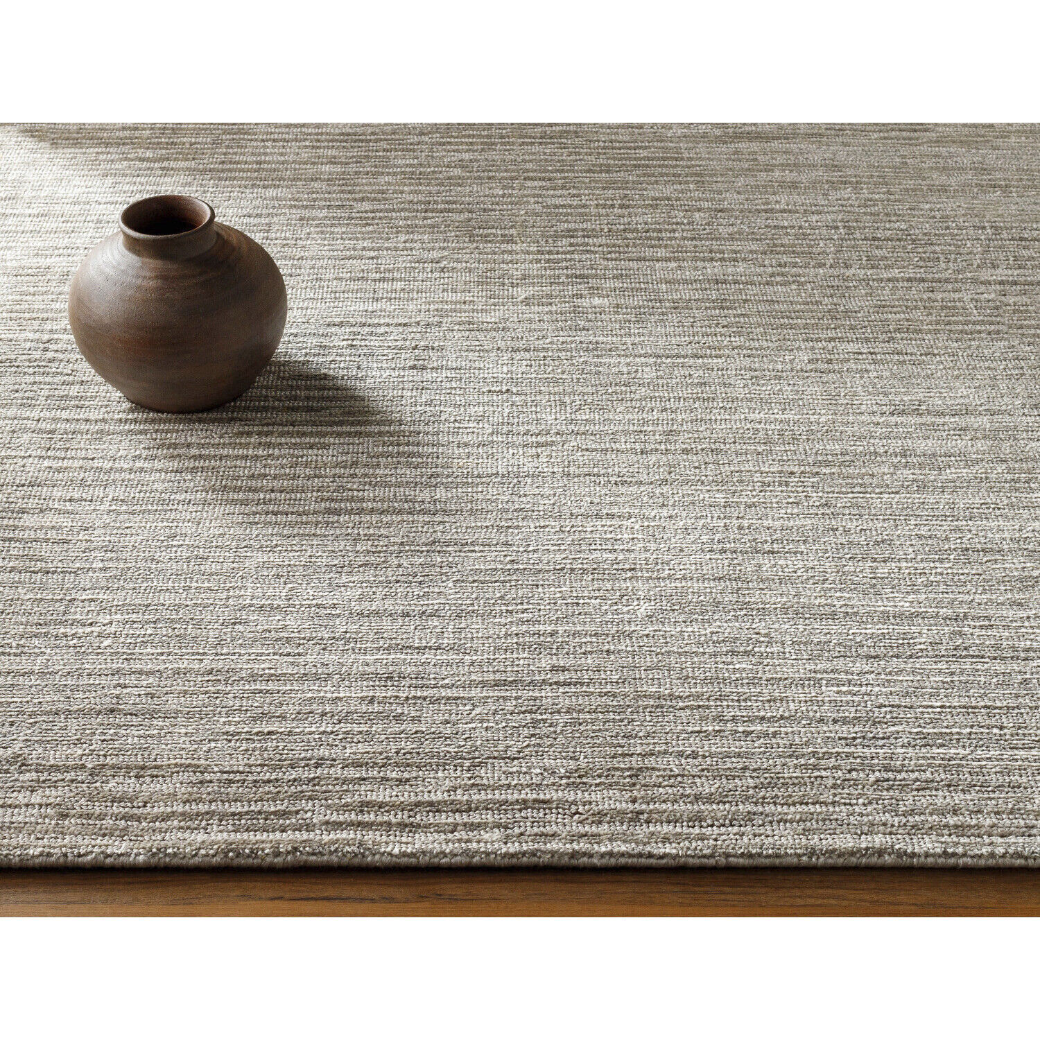 Malta 108 X 72 inch Medium Gray Rug in 6 X 9, Rectangle