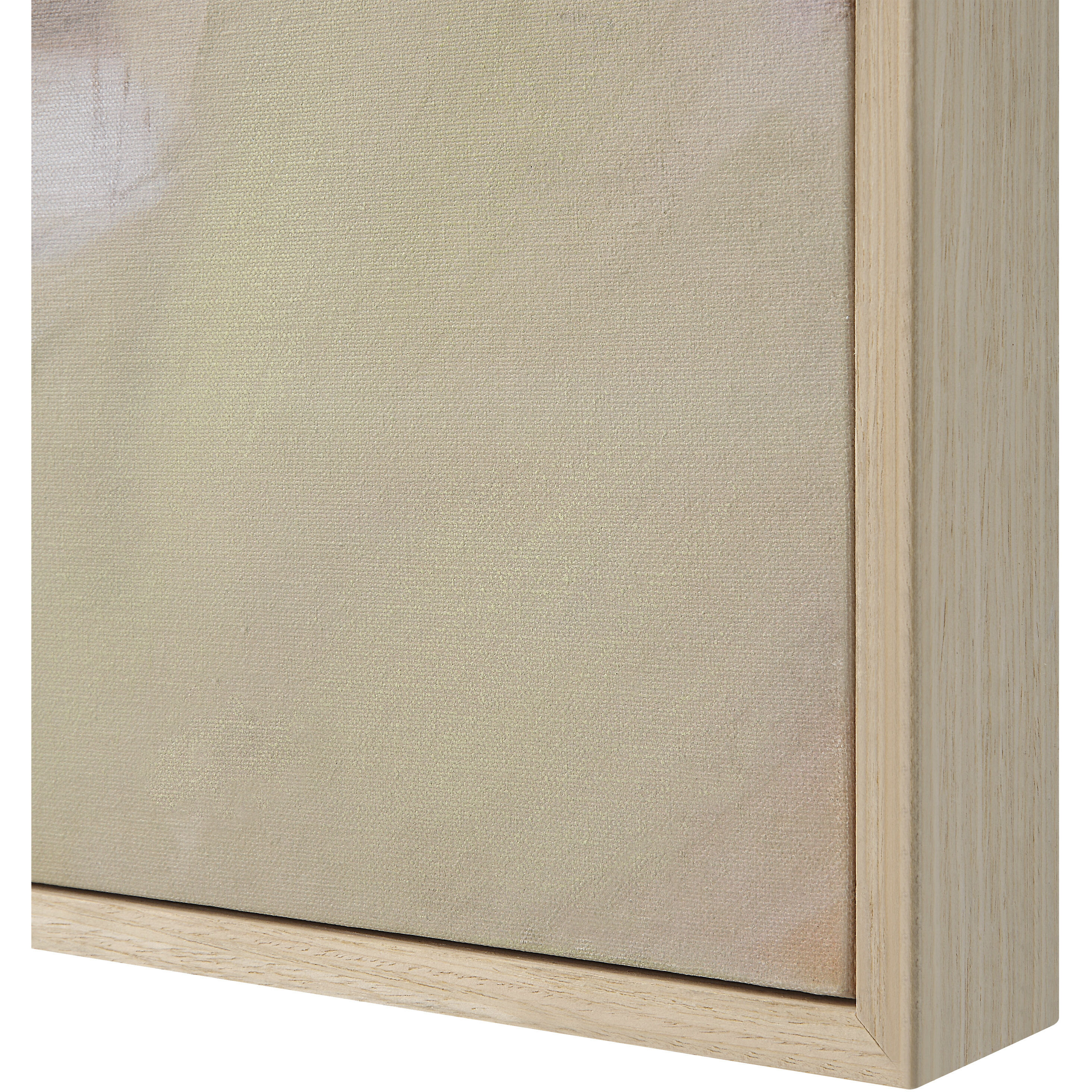 Bonnet White/Beige/Yellow Canvas Art