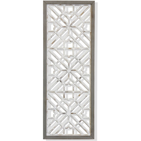 Lara Weathered Gray/White Wall Art