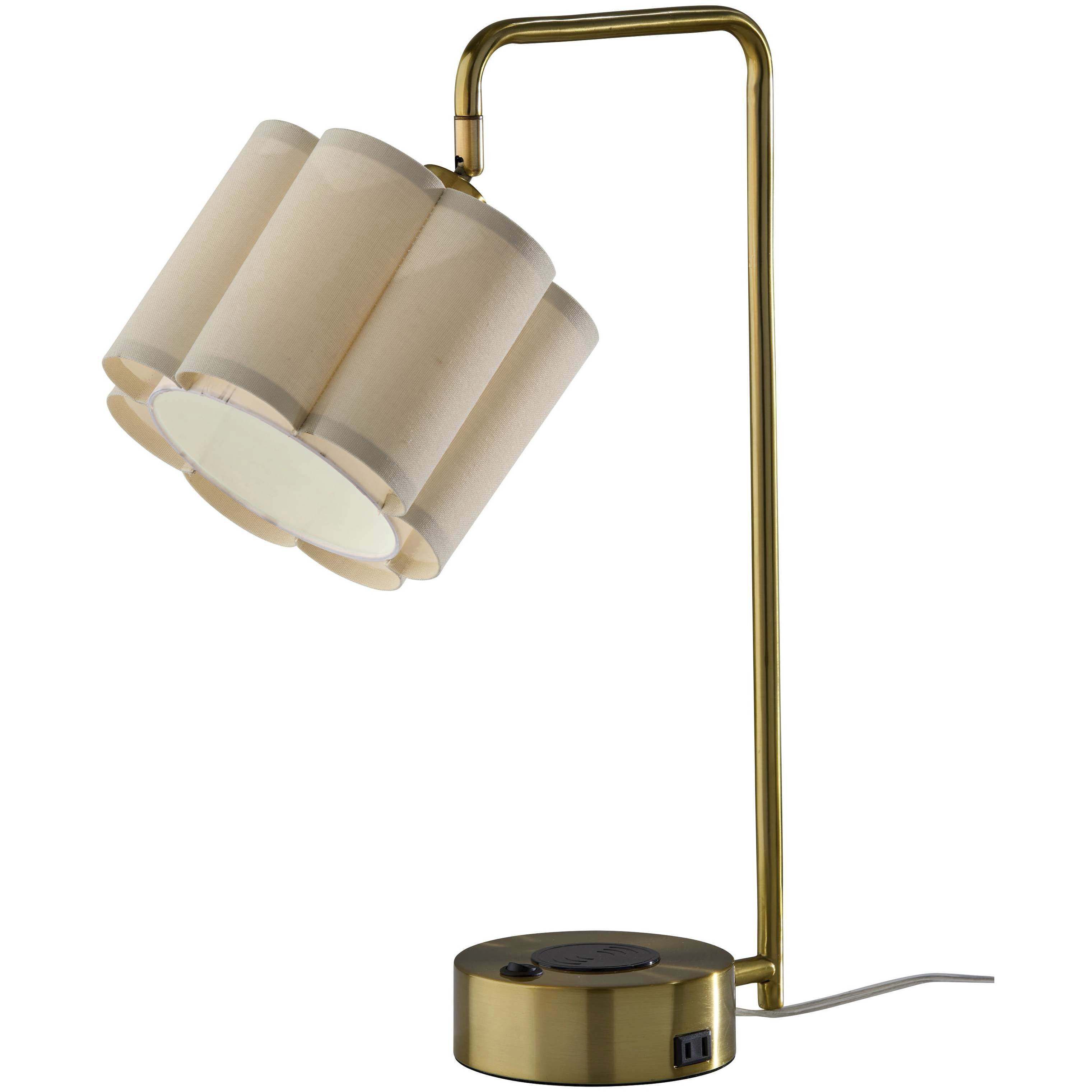 Dover 22.25 inch 60.00 watt Antique Brass Supercharger Desk Lamp Portable Light