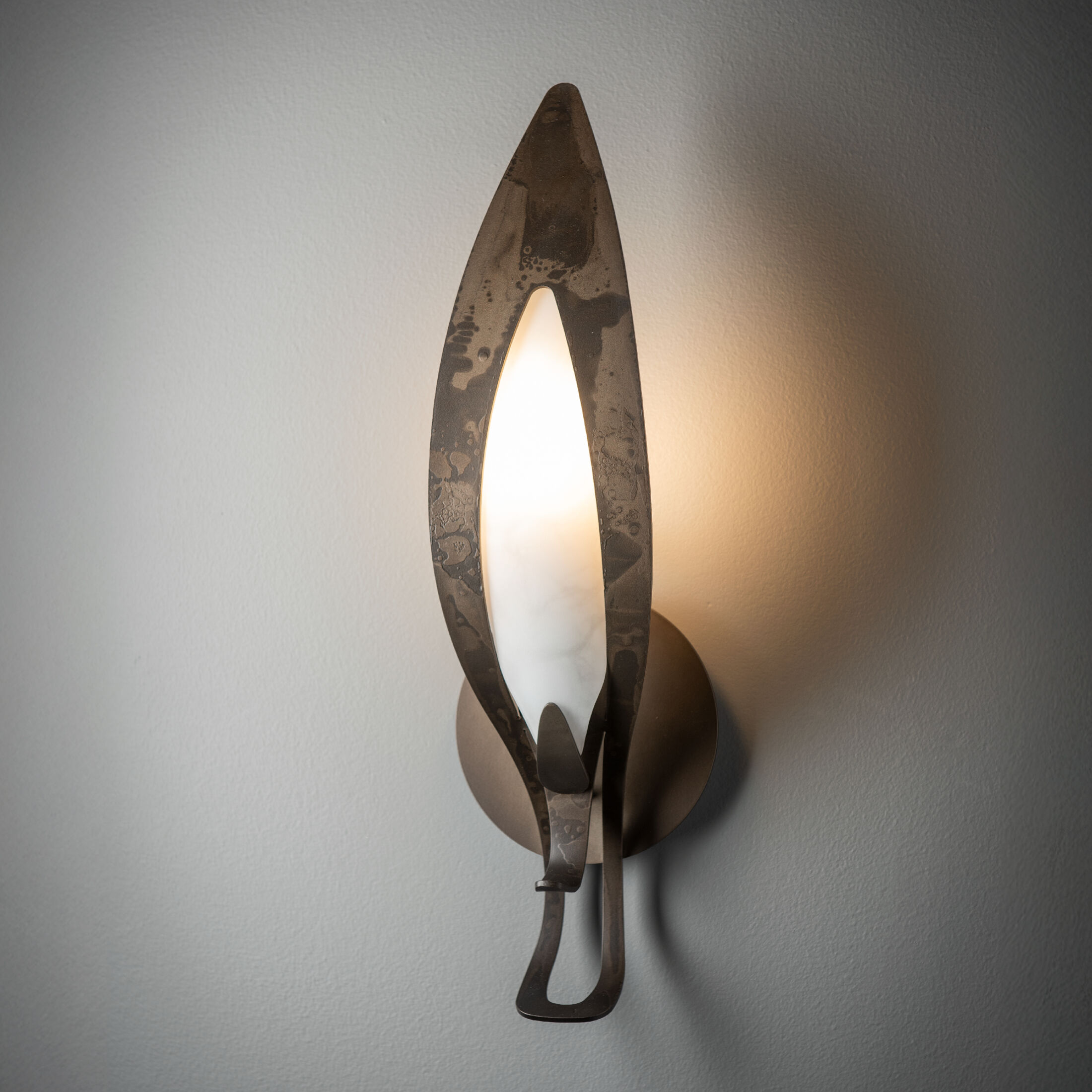 Parasol Sconce Wall Light in Dark Smoke