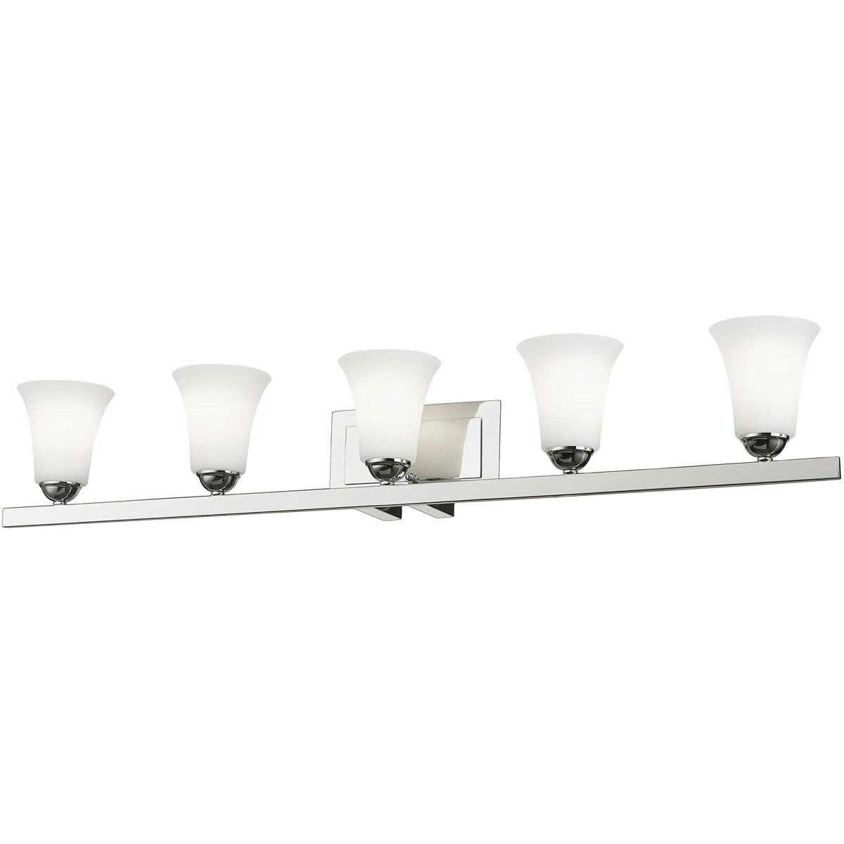 Ridgedale 5 Light 43 inch Polished Chrome Bath Vanity Wall Light