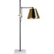 Canada 32 inch 100.00 watt White/Black/Brass Table Lamp Portable Light