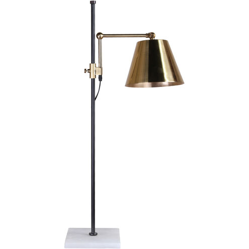 Canada 32 inch 100.00 watt White/Black/Brass Table Lamp Portable Light