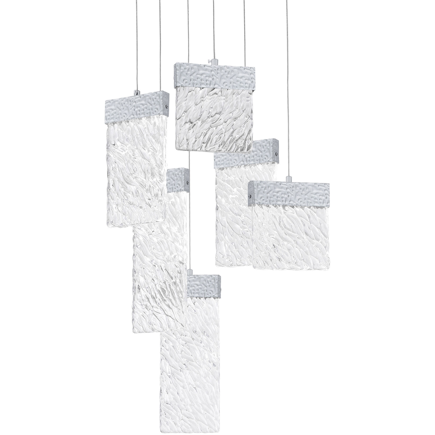 Carolina LED 16 inch Pewter Down Chandelier Ceiling Light