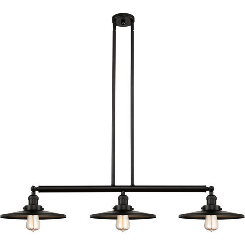 Franklin Restoration Appalachian 3 Light 45 inch Polished Chrome Island Light Ceiling Light