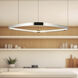 Yukon LED 31.5 inch Polished Nickel Pendant Ceiling Light