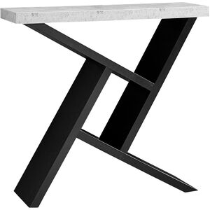 Lebanon 36 X 12 inch Black and Grey Accent Table or Console Table