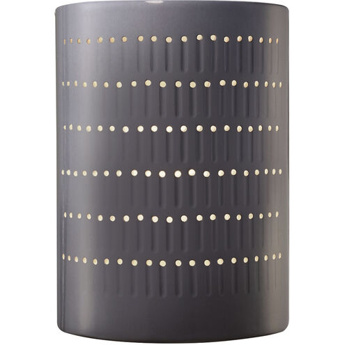 Ambiance 2 Light 9.75 inch Gloss Grey Wall Sconce Wall Light in Incandescent, Gloss Gray