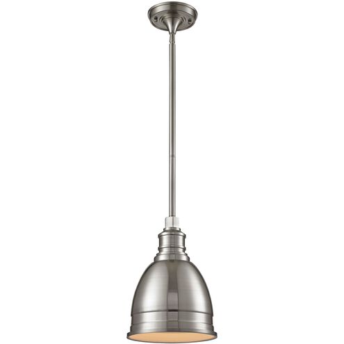 Carolton 1 Light 8 inch Brushed Nickel Mini Pendant Ceiling Light