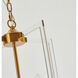 Canada 4 Light 12 inch Bronzed Chandelier Ceiling Light 