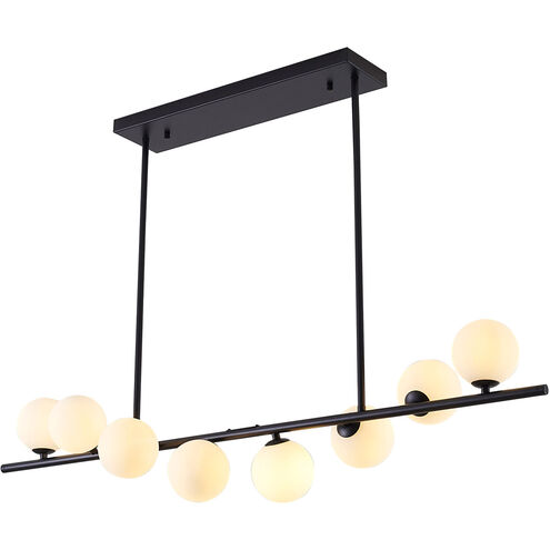 Canada 8 Light 4 inch Black Chandelier Ceiling Light
