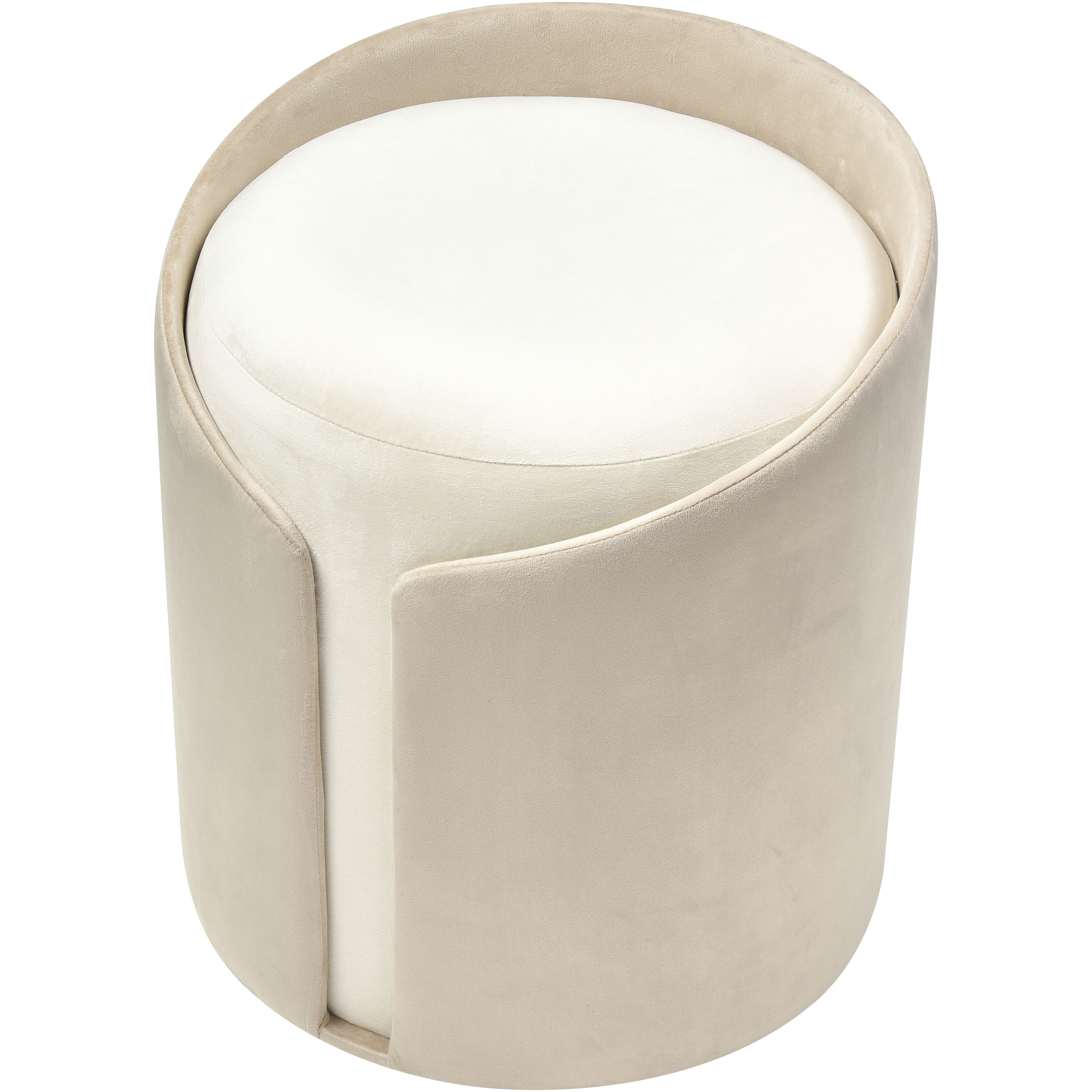 Cravo 19 inch Cream Accent Stool