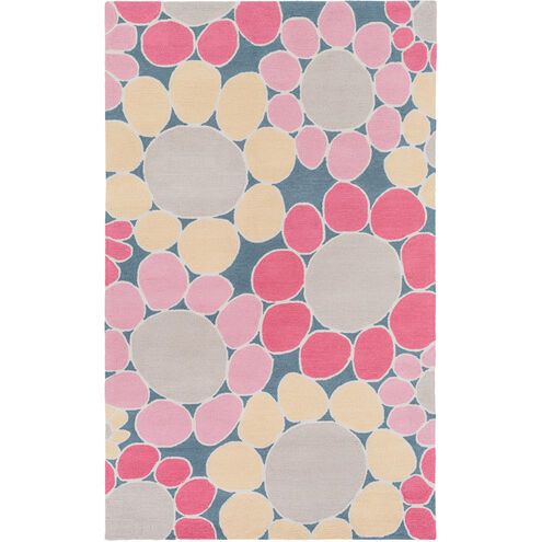 Peek-A-Boo 60 X 36 inch Pink and Pink Area Rug, Poly Acrylic