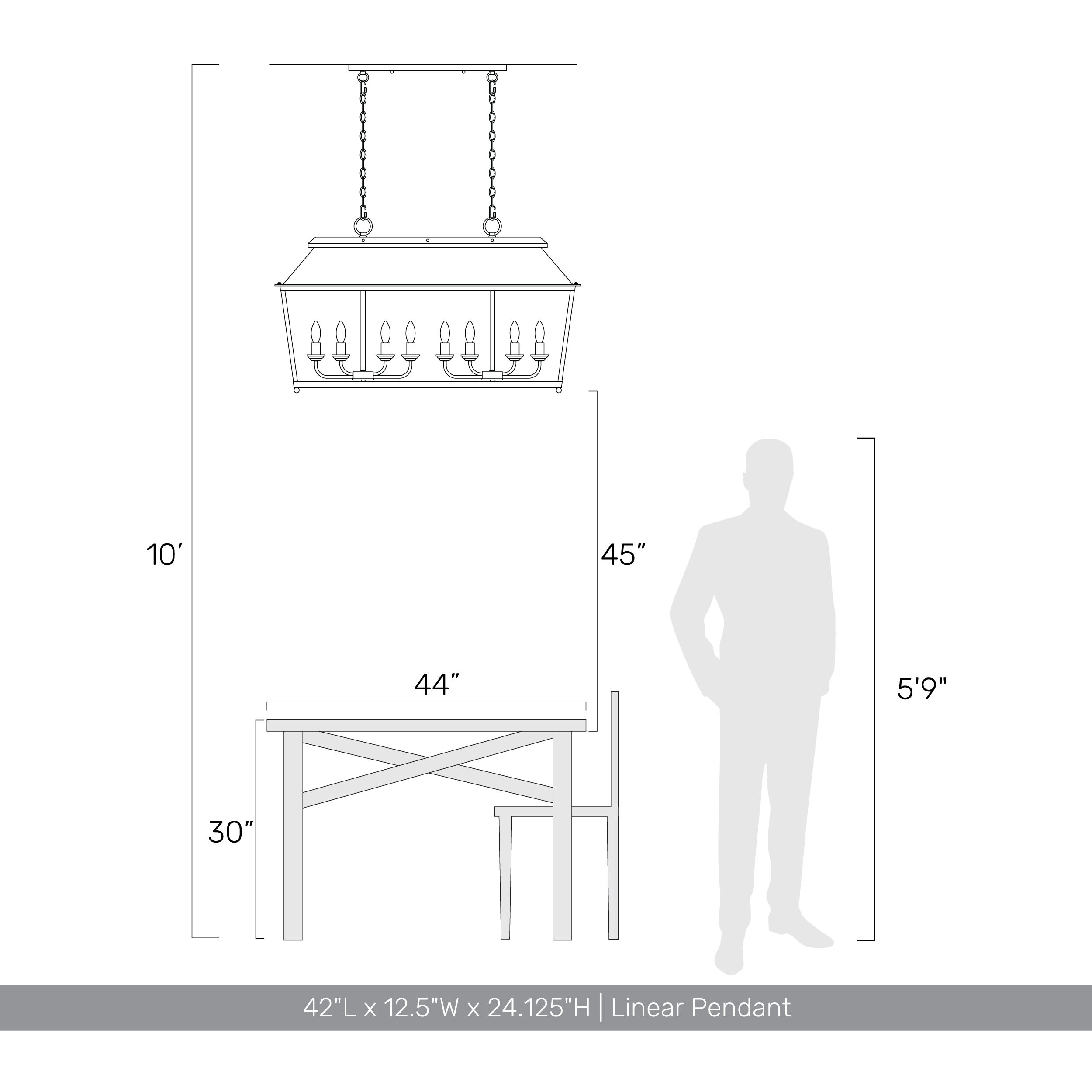 Abingdon Island Light Ceiling Light in Antique Ivory