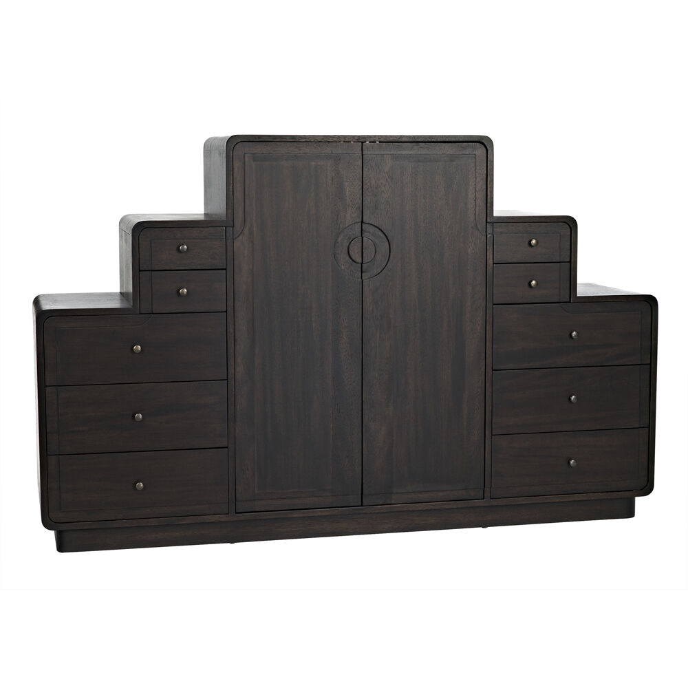Nova 77.5 X 21 inch Ebony Walnut Sideboard