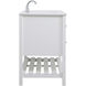 Theo 48 X 22 X 34 inch White Vanity Sink Set