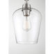 Octave 1 Light 8 inch Satin Nickel Semi-Flush Ceiling Light, Essentials