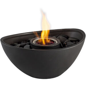 Catalan Matte Black Outdoor Tabletop Fire Bowl