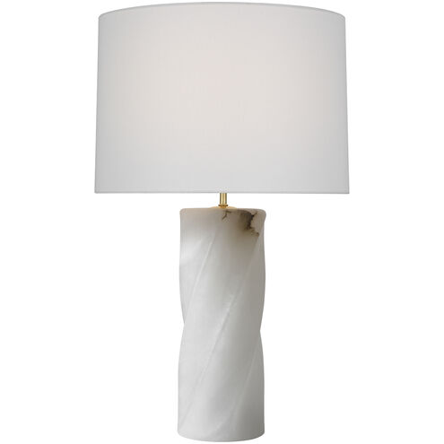 AERIN Ripley 28.75 inch 15 watt Alabaster Torsade Table Lamp Portable Light