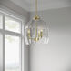 Miravelle 3 Light 13 inch Vintage Brass Pendant Ceiling Light