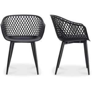 Piazza Black Outdoor Chair, Set of 2
