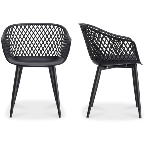 Piazza Black Outdoor Chair, Set of 2