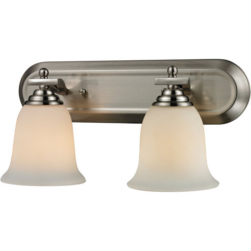 Lagoon 2 Light 18 inch Brushed Nickel Vanity Wall Light