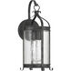 Preston 1 Light 14.13 inch Iron Oxide Outdoor Wall Lantern