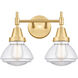 Caden LED 16 inch Satin Gold Bath Vanity Light Wall Light
