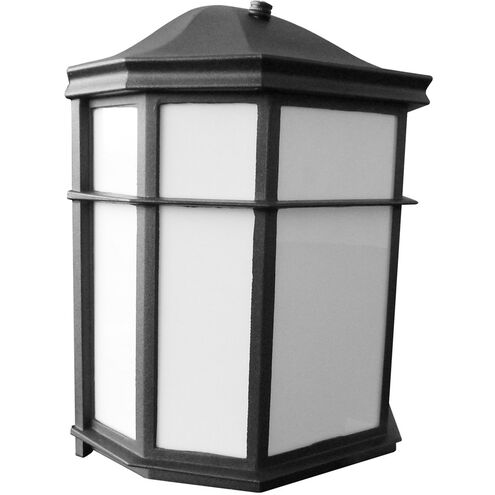 Outdoor Wall 1 Light 10 inch Black Outdoor Wall Light