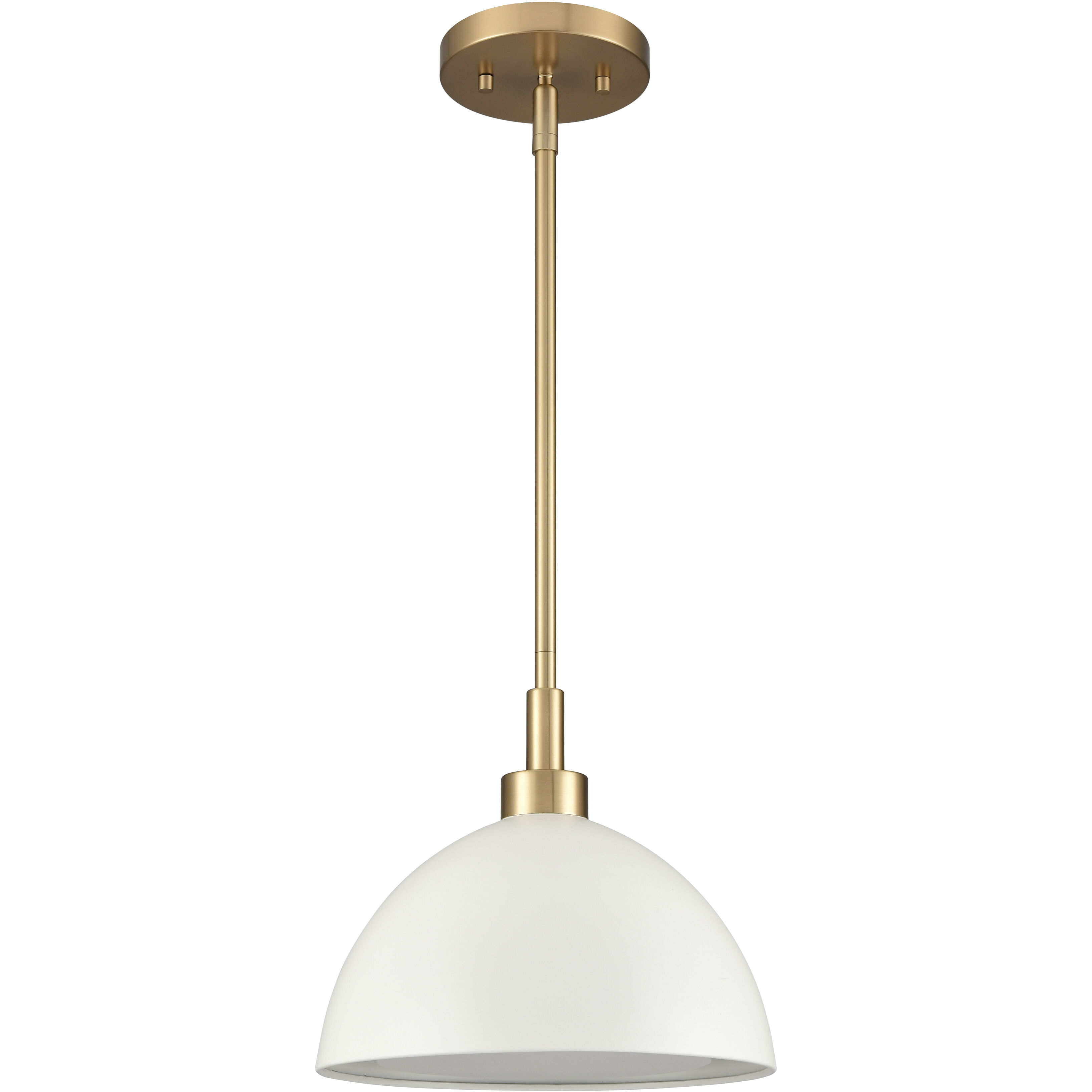 Pelham 2 Light 10 inch Satin Brass Pendant Ceiling Light