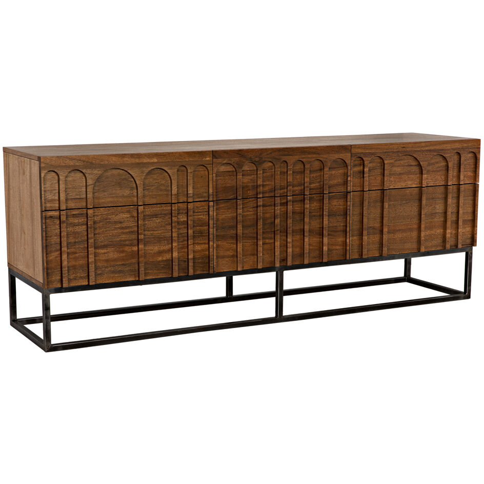 Casanova 83 X 21 inch Dark Walnut Sideboard