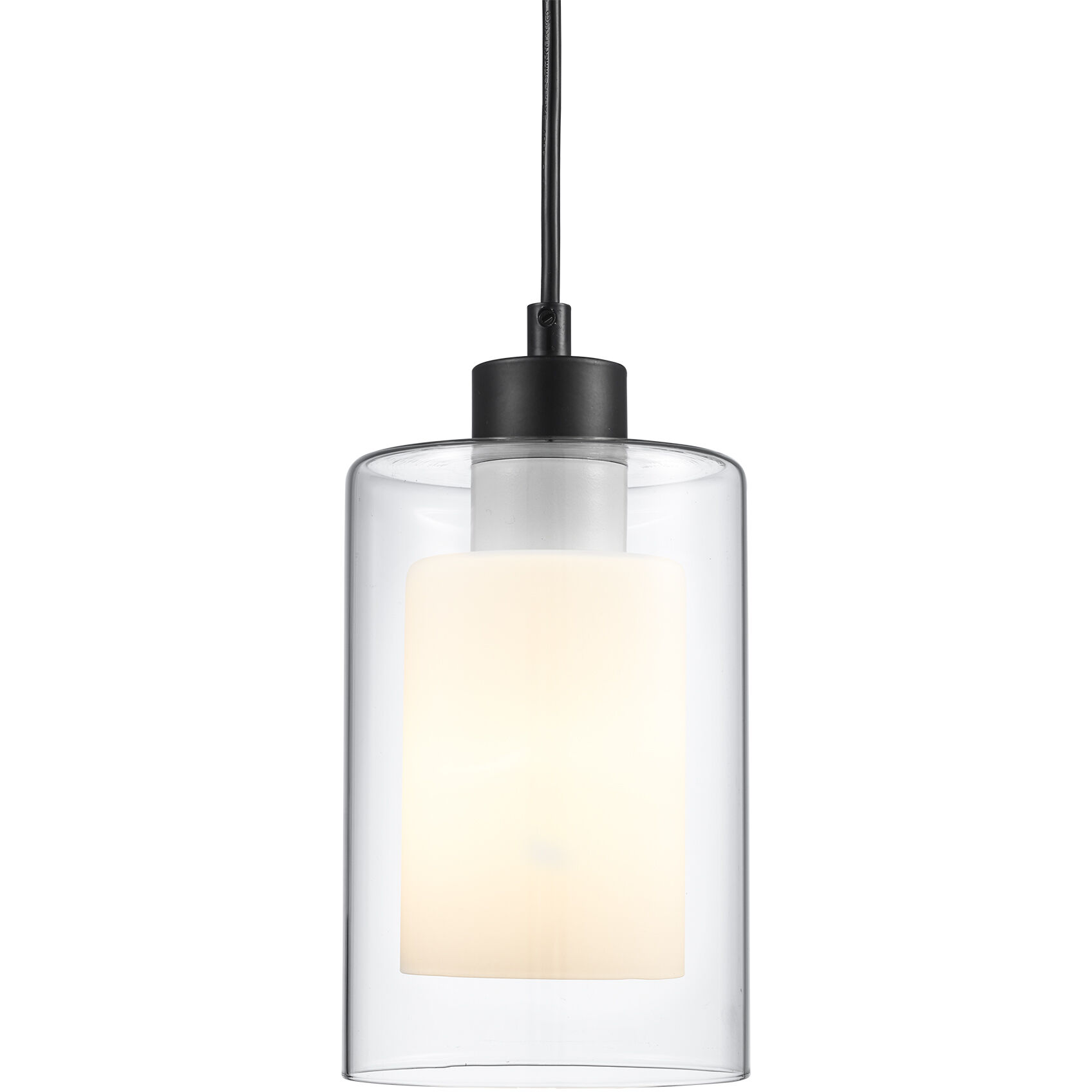 Modesto 1 Light 5 inch Black Cylinder Pendant Ceiling Light