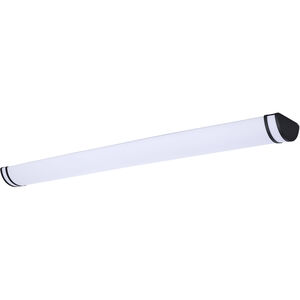 Glamour LED 48.98 inch Black Bath Vanity Light Wall Light