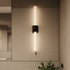 Scepter LED 4.5 inch Black Brass Bath Bar Wall Light