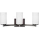 Hettinger 3 Light 20.5 inch Bronze Bath Vanity Wall Sconce Wall Light