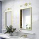 Lansdale 3 Light 20 inch Satin Brass Vanity Sconce Wall Light