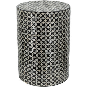 Round Accent 20 inch Black Stool