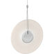 Meclisse LED 9 inch Polished Chrome Pendant Ceiling Light