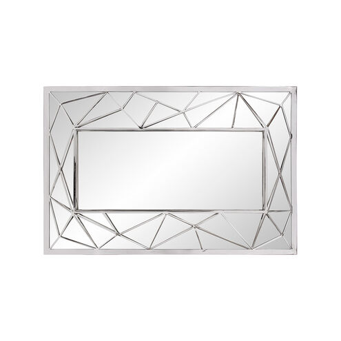 Mirax 35 X 23 inch Silver Wall Mirror