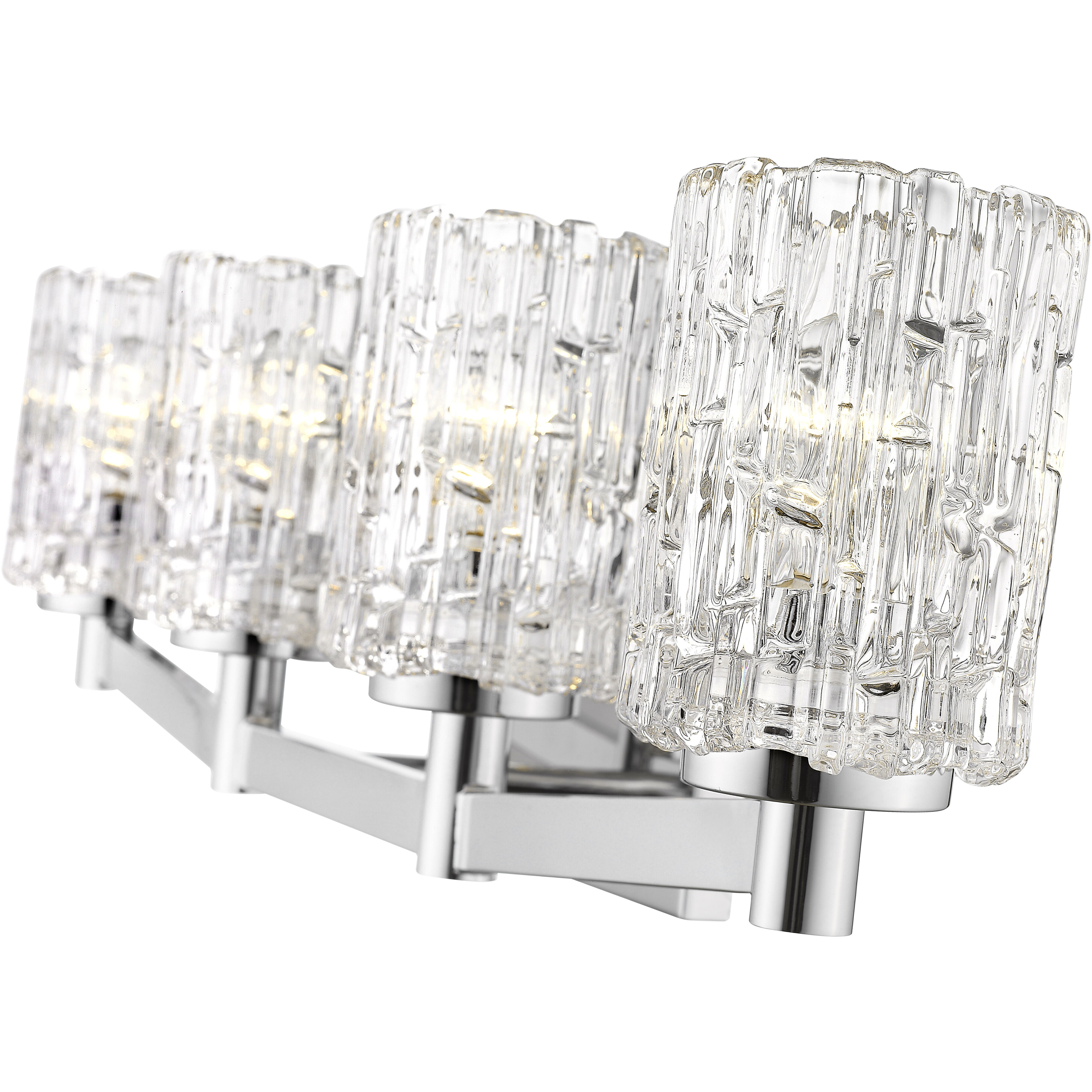 Aubrey 4 Light 31.5 inch Chrome Vanity Wall Light
