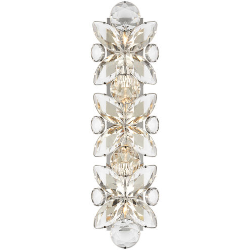kate spade new york Lloyd LED 7.25 inch Polished Nickel Sconce Wall Light in Clear Glass