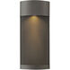 Aria LED 17 inch Buckeye Bronze Outdoor Wall Mount Lantern