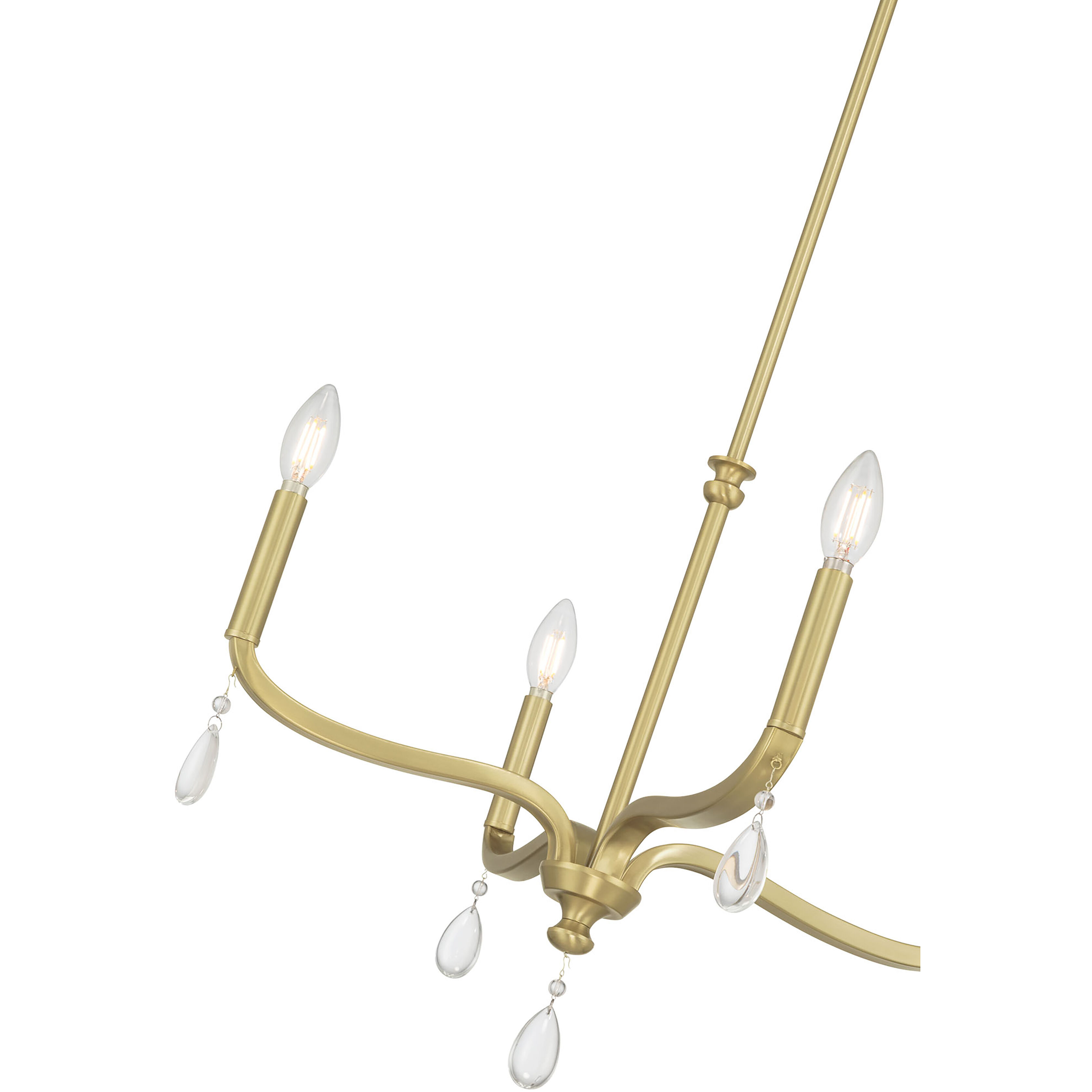 Viremont 4 Light 22 inch Vintage Brass Chandelier Ceiling Light